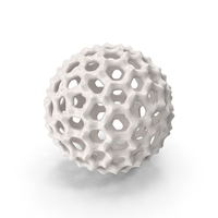 3d Printed Modern Art Object 7 White PNG & PSD Images