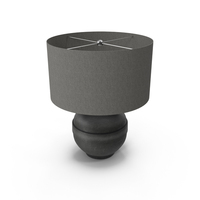 Black Small Ball Bedside Lamp PNG & PSD Images
