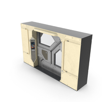 SciFi Gate Door Invert PNG & PSD Images