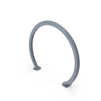 Circle Bicycle Rack Grey PNG & PSD Images