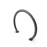 Bicycle Rack Circle Black PNG & PSD Images