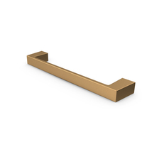 Kitchen Cabinet Handle Flat Fronted Bronze PNG & PSD Images