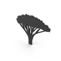 Acacia Tree Silhouette PNG & PSD Images