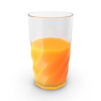 Orange Juice Glass PNG & PSD Images