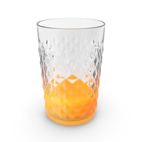 Glass Cup Orange Juice PNG & PSD Images