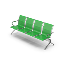 Green Airport Seating PNG & PSD Images