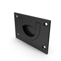 Kitchen Cabinet Handle Recessed Black PNG & PSD Images