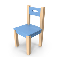 Blue Kid Chair PNG & PSD Images
