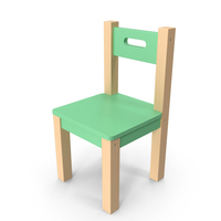 Green Kid Chair PNG & PSD Images
