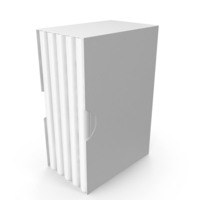 Paperback Book Box Blank PNG & PSD Images