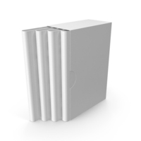 Paperback Book Box Blank PNG & PSD Images