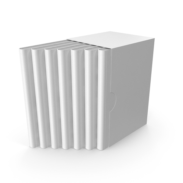 Paperback Book Box Blank PNG & PSD Images