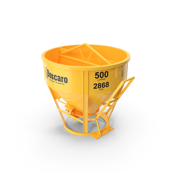 Construction Concrete Bucket PNG & PSD Images