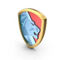 Lion Shield Insignia v 2 PNG & PSD Images