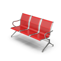 Red Airport Seating PNG & PSD Images