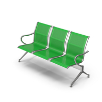 Green Airport Seating PNG & PSD Images