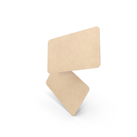 Business Cards Round Corner Blank PNG & PSD Images