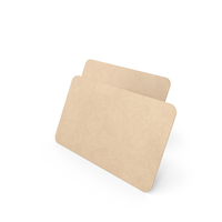 Business Cards Round Corner Blank PNG & PSD Images