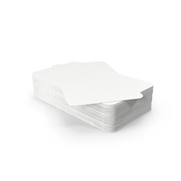 Business Cards Round Corner Blank White PNG & PSD Images