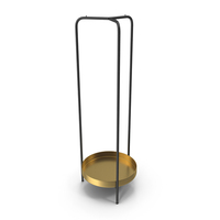 Gold Clothing Rack PNG & PSD Images