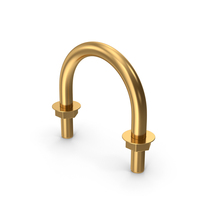 Gold Clamp And Nut PNG & PSD Images