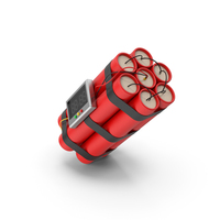 Dynamite With Timer PNG & PSD Images