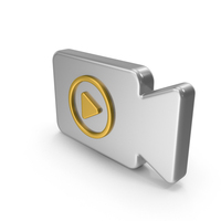 Silver Video Camera Icon PNG & PSD Images