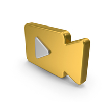 Gold Video Camera Icon PNG & PSD Images