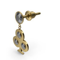 Suit of Cards Earring PNG & PSD Images