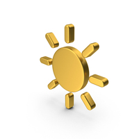Gold Sun Icon PNG & PSD Images