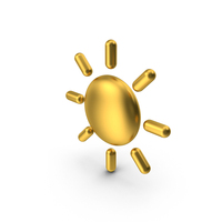 Gold Sun Icon PNG & PSD Images