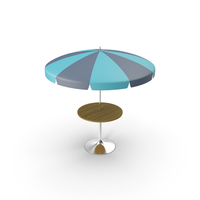 Patio Table With Umbrella PNG & PSD Images