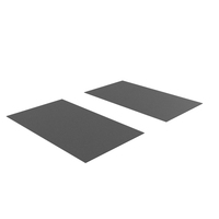 Business Cards Straight Corner Blank Black PNG & PSD Images