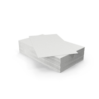Business Cards Straight Corner Blank White PNG & PSD Images