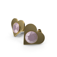 Hearts Earrings PNG & PSD Images