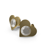 Hearts Earrings PNG & PSD Images