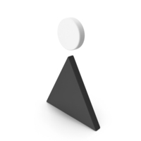Black And White Woman Sign Icon PNG & PSD Images