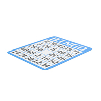 Blue Bingo Card PNG & PSD Images