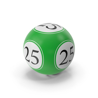 Bingo Ball 25 PNG & PSD Images