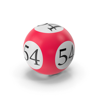 Bingo Ball 54 PNG & PSD Images