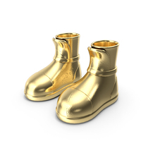 Gold Shoes PNG & PSD Images