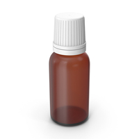 Amber Glass Bottle PNG & PSD Images
