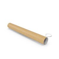 Cardboard Kraft Poster Tube Blank PNG & PSD Images