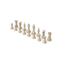 Wooden Chess Figures Set PNG & PSD Images