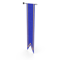 Banner Serrated Blue PNG & PSD Images