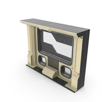 Sci fi part With Three Windows PNG & PSD Images