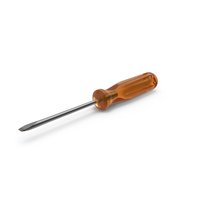 Yellow Flathead Screwdriver PNG & PSD Images