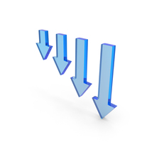 Down 4 Arrows Loss PNG & PSD Images