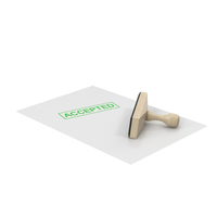 Accepted Document And Stamp PNG & PSD Images
