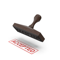 Accepted Rubber Stamp PNG & PSD Images